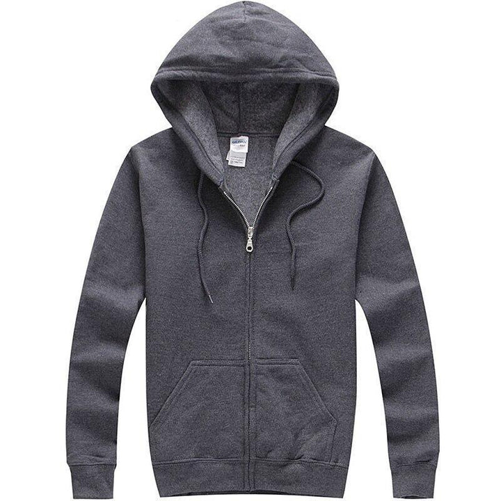 Men’s Casual Zip Up Hooded Sweatshirt
