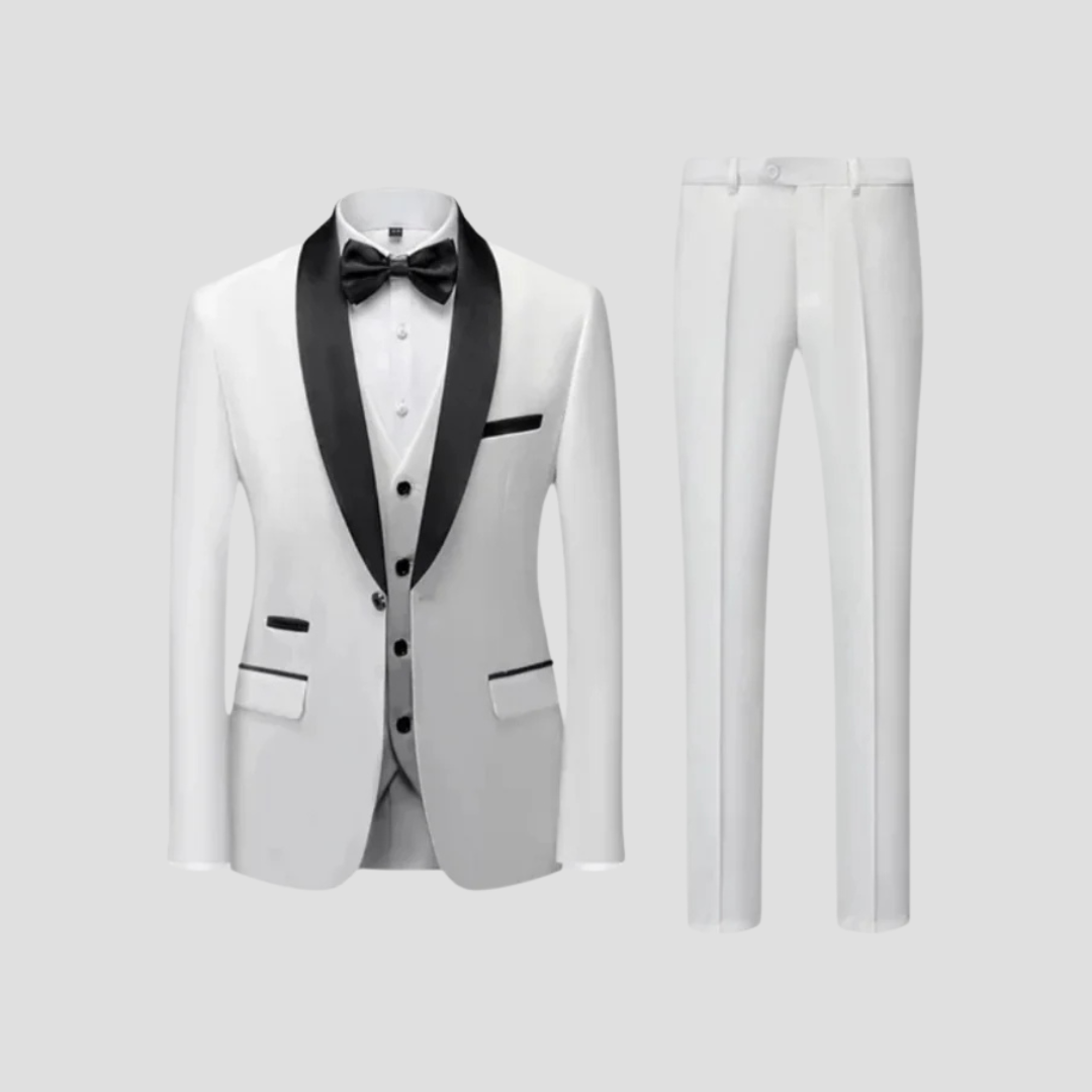 Men’s Classic Tailored Three-Piece Suit | Formal