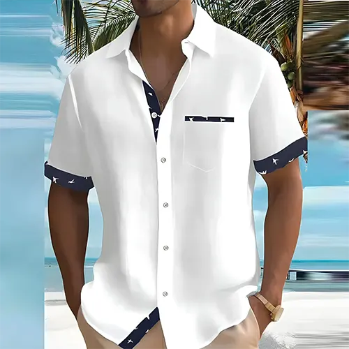 Men’s Short Sleeve Shirt | Button Front