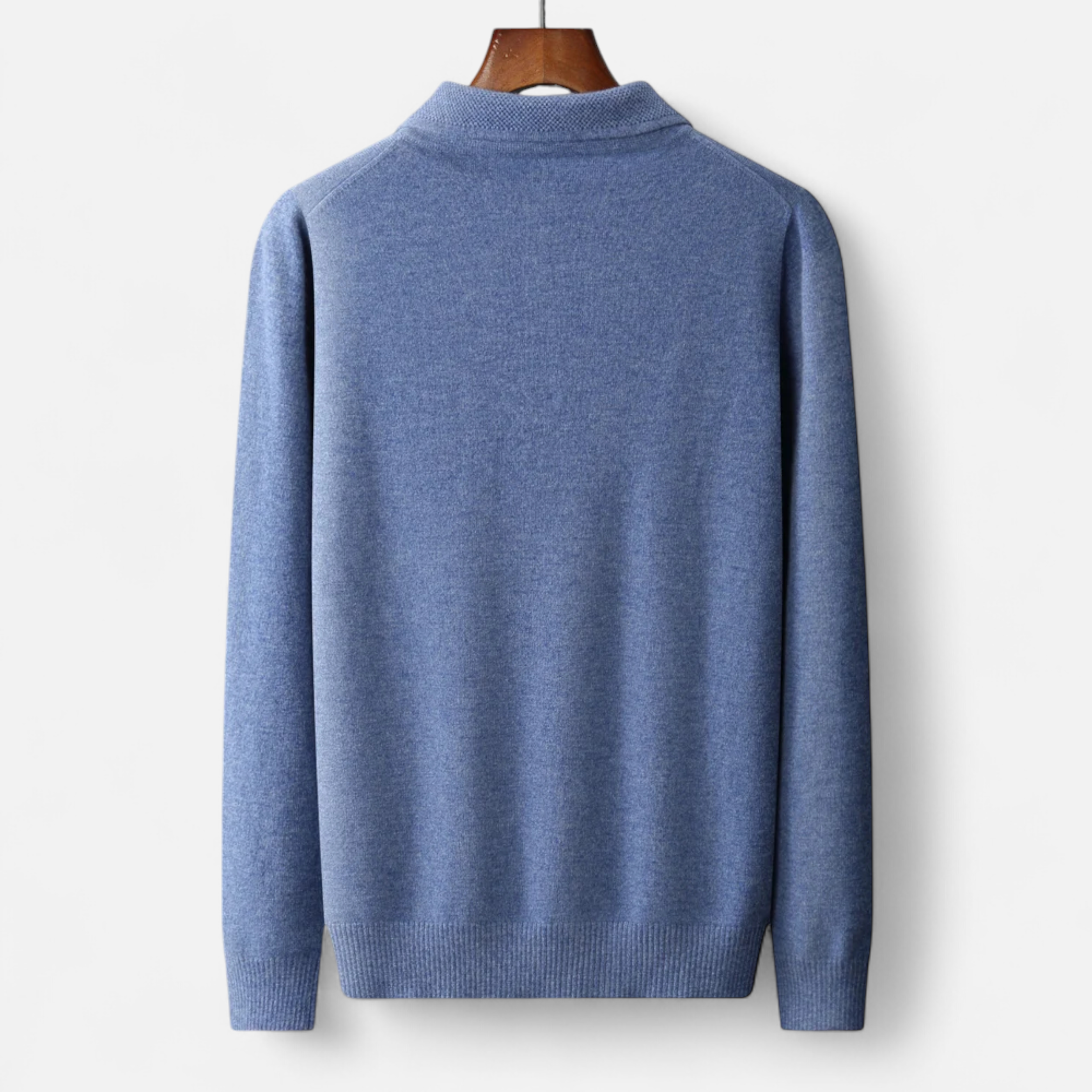 Men’s Classic Polo Pullover | Long Sleeve Style