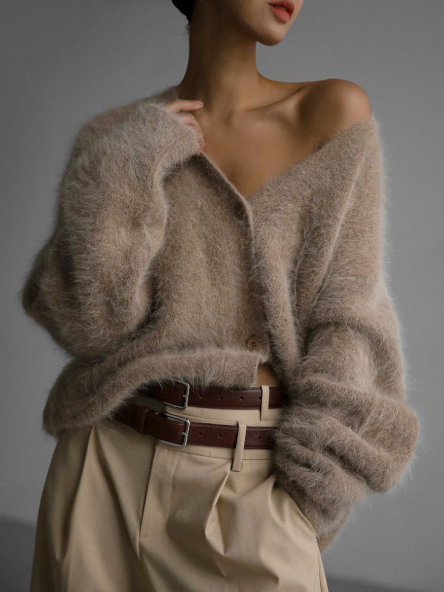 Women’s Stylish Knit Cardigan | Classic Button Style