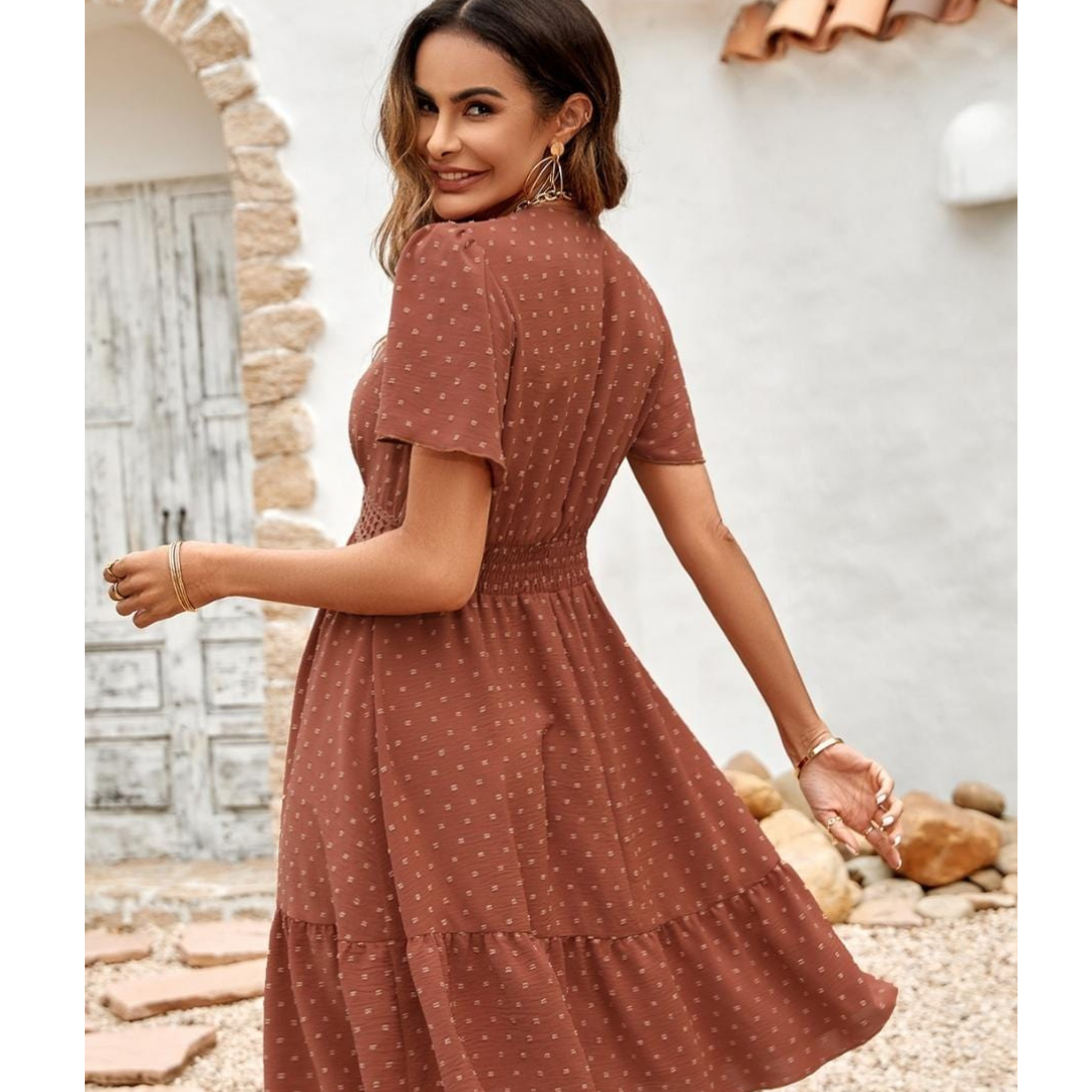 Robe de Mariage Bohémienne pour Femme | Midi