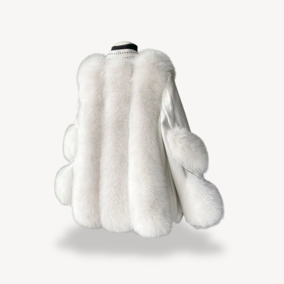 Women's Fashionable Fur Coat | Long