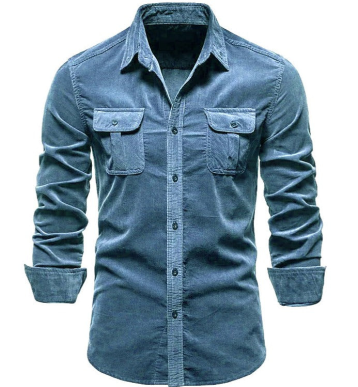 Chemise Décontractée à Boutons Pour Hommes | Avec Poches