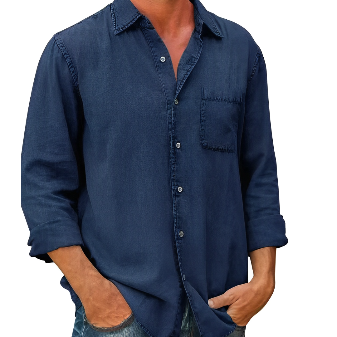 Homme Chemise en Jean | Manches Longues