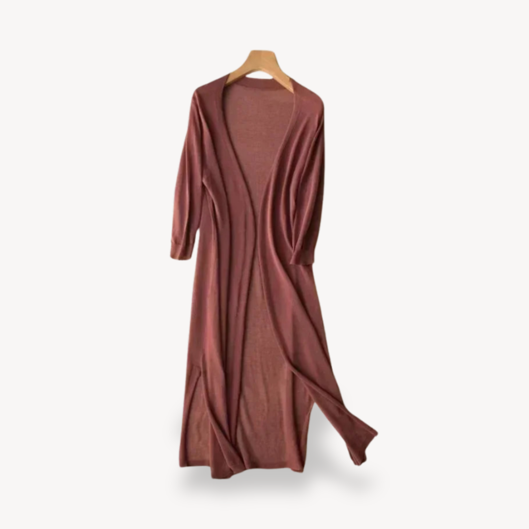 Cardigan Long En Tricot Pour Femmes | Élégant