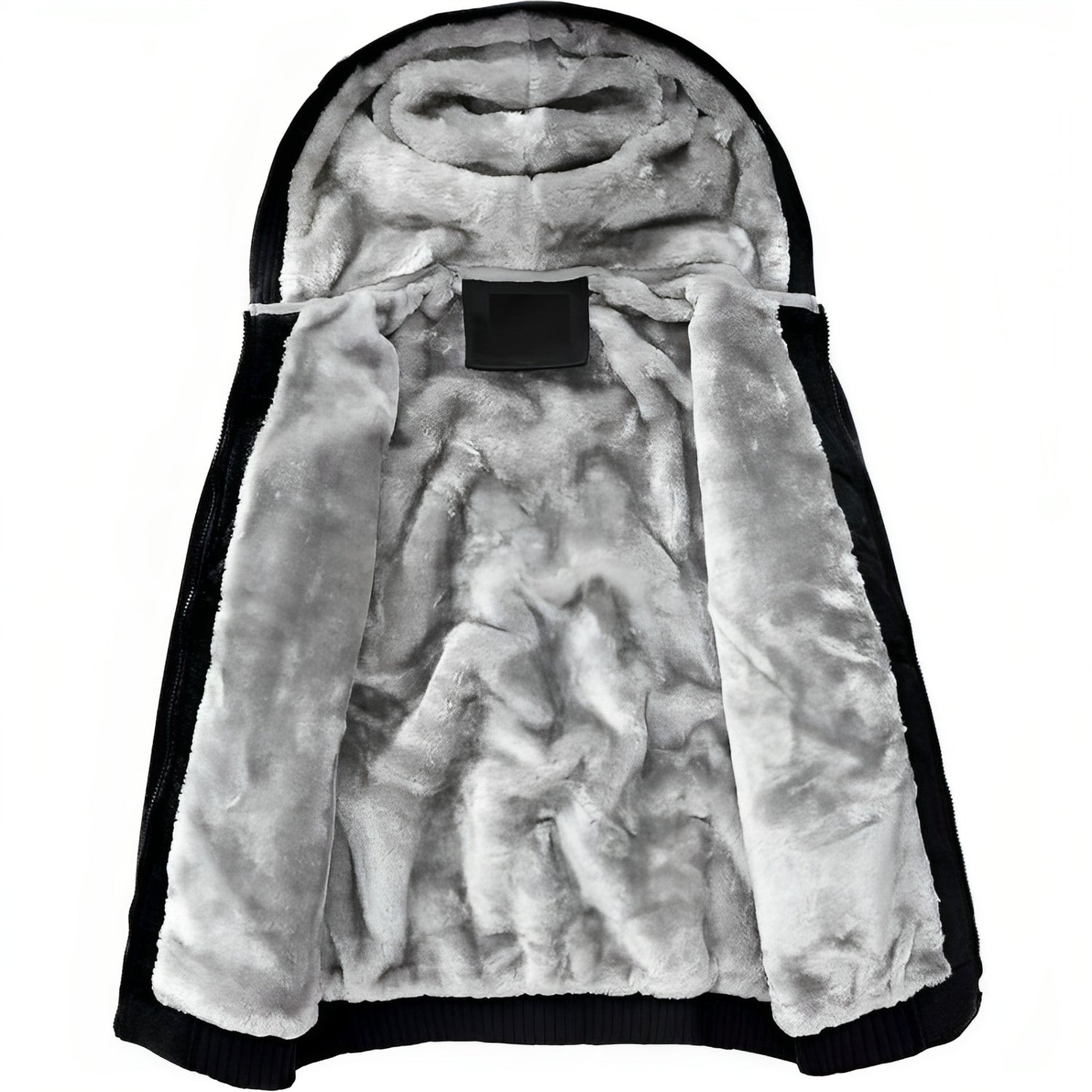 Zip Up Hooded Sweatshirt | Men's Fluffy Vest