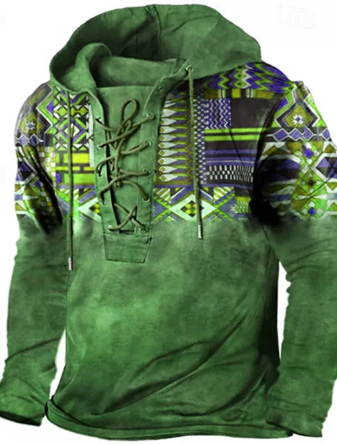 Mens Ethnic Style Hoodie | Casual