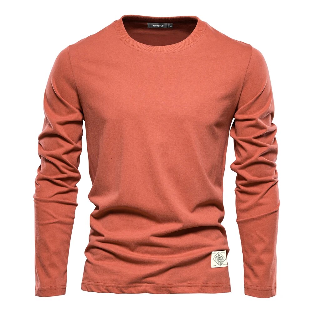 T-Shirt A Manches Longues Décontracté Pour Hommes | Classique