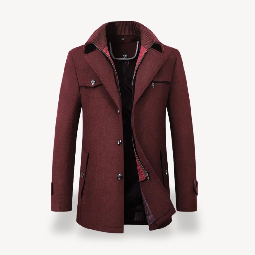 Men’s Formal Trench Coat | Modern Fit