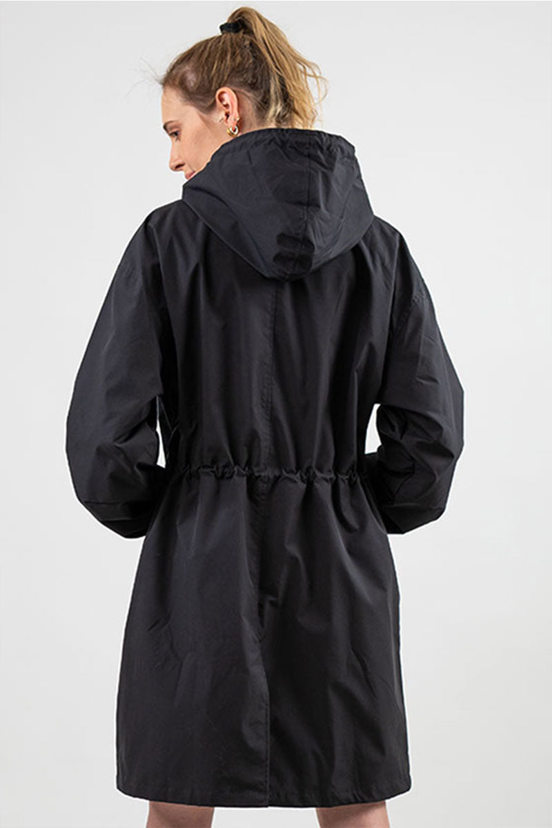 Women’s Oversized Windbreaker Jacket | Hooded & Long-Sleeved