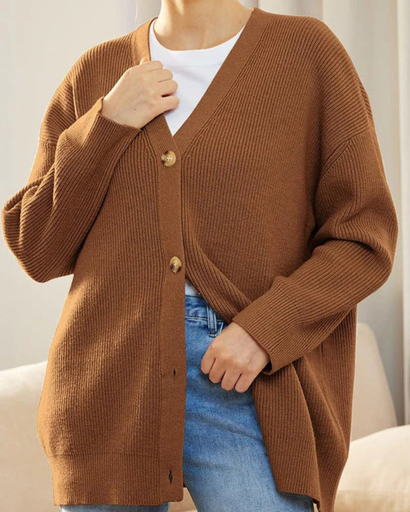 Women’s Long Knit Cardigan | Classic Style