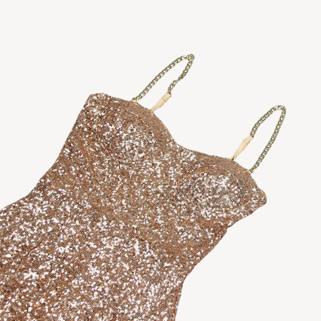 Women’s Sequin Dress | Midi Evening Gown