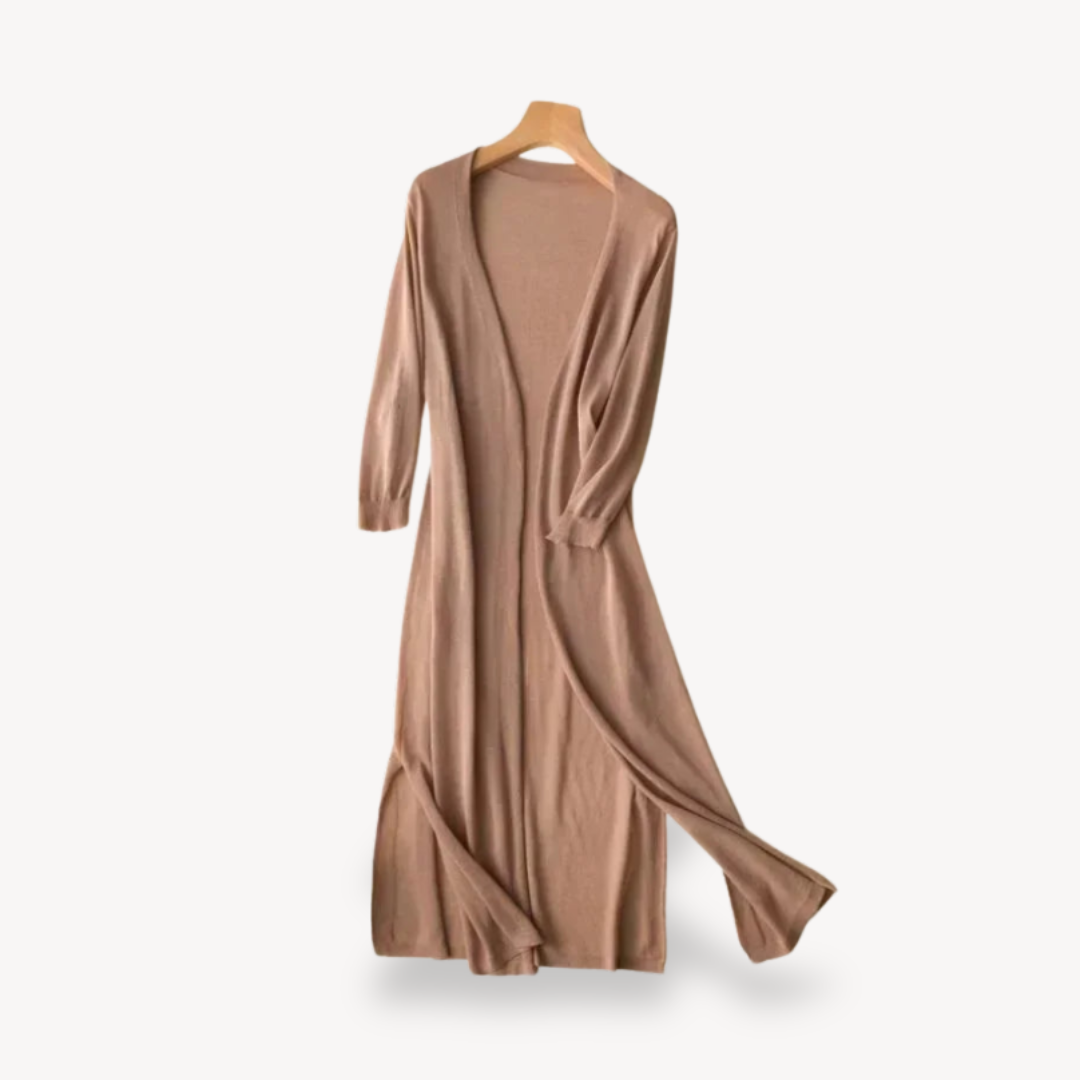 Cardigan Long En Tricot Pour Femmes | Élégant