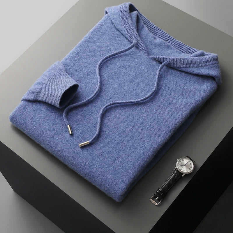 Mens Hoodie Classic Fit | Casual Wear with Ribbed Cuffs