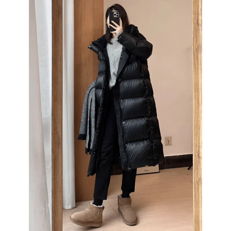 Veste Longue Rembourrée Élégante pour Femmes | Tendance
