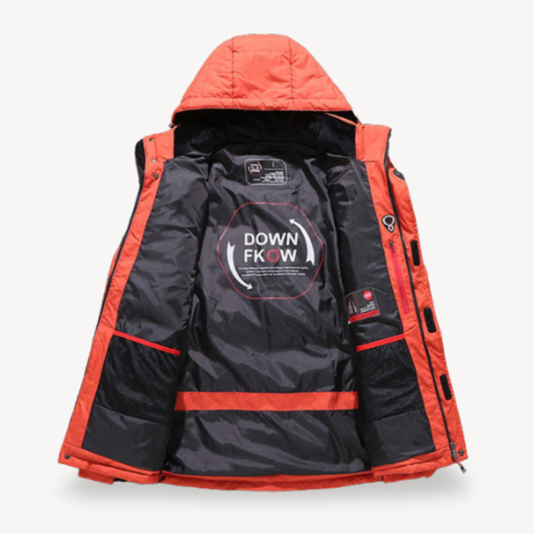 Men’s Stylish Puffer Jacket with Hood | Modern Accent