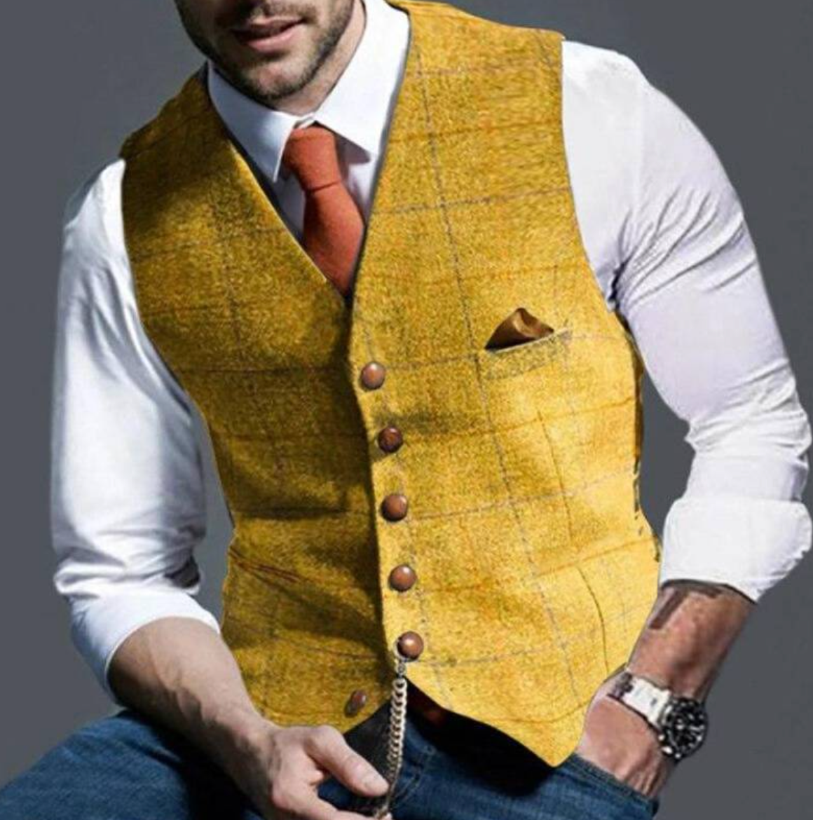 Gilet Élégant et Polyvalent Pour Hommes | Stylé et Confortable