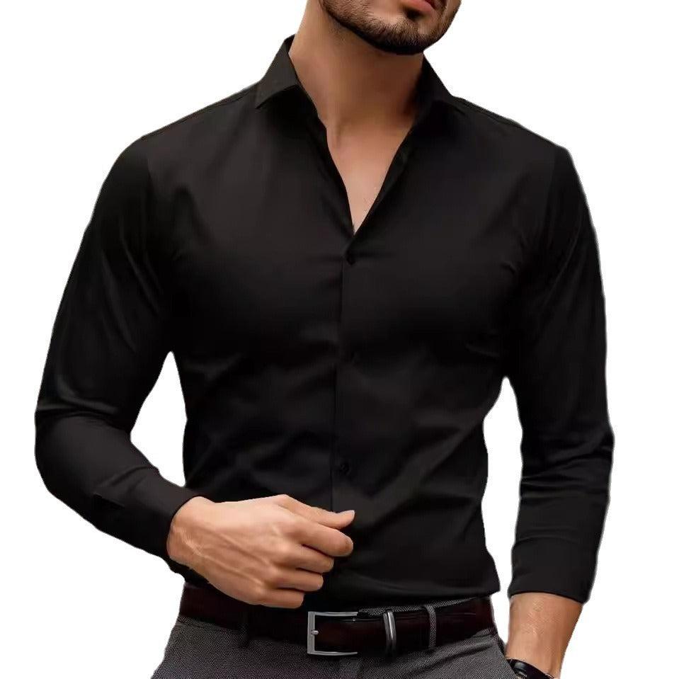 Men’s Formal Office Shirt | Long-Sleeve Style