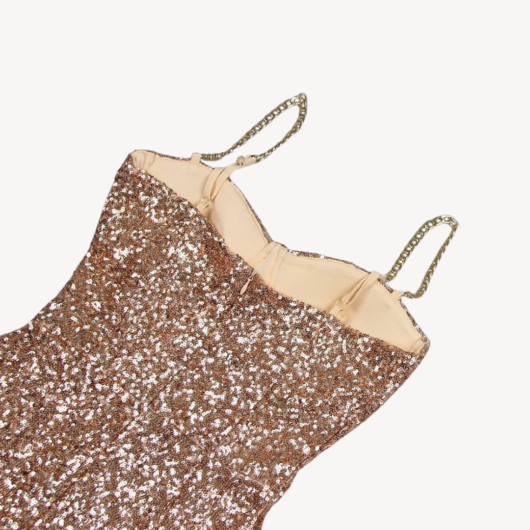 Women’s Sequin Dress | Midi Evening Gown