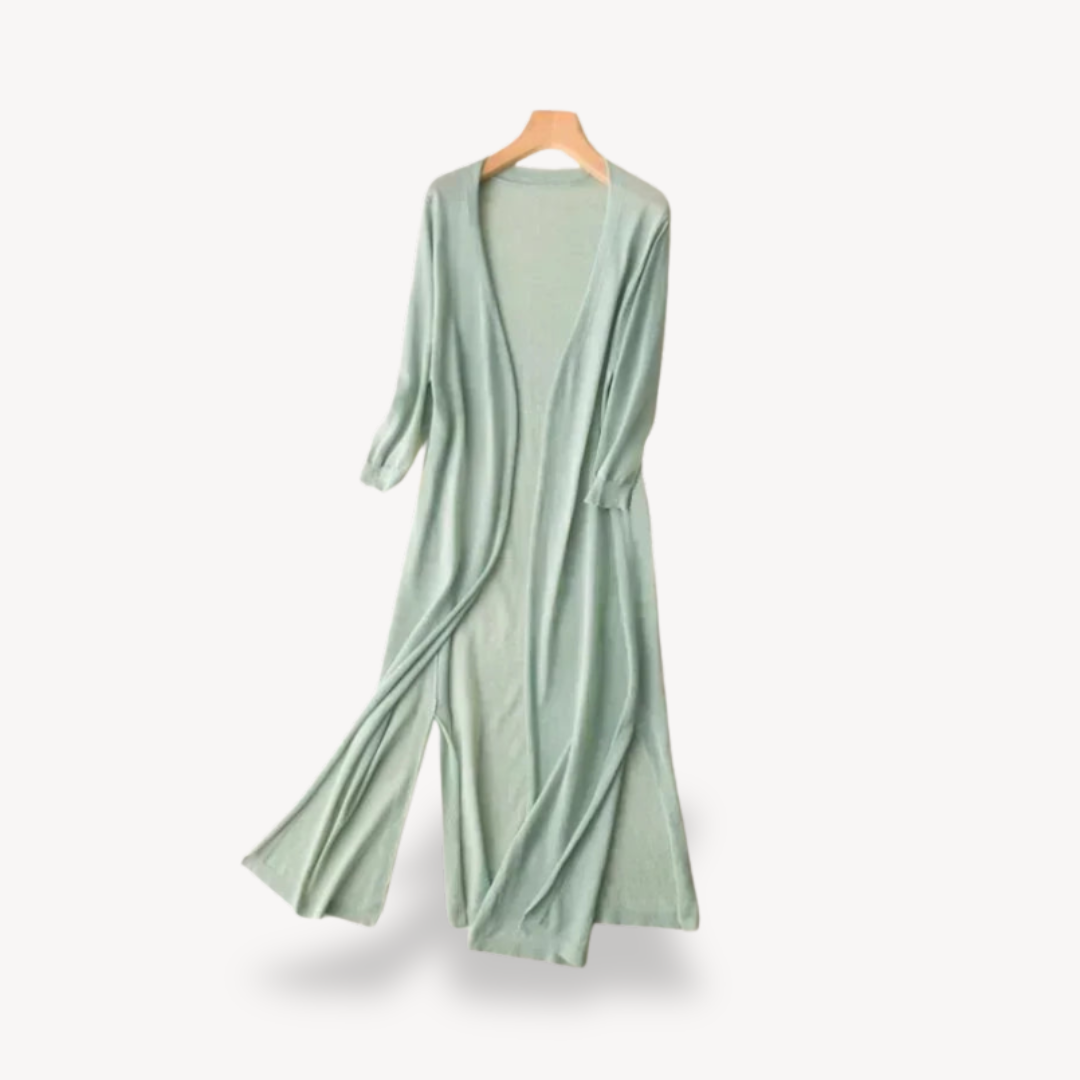 Cardigan Long En Tricot Pour Femmes | Élégant