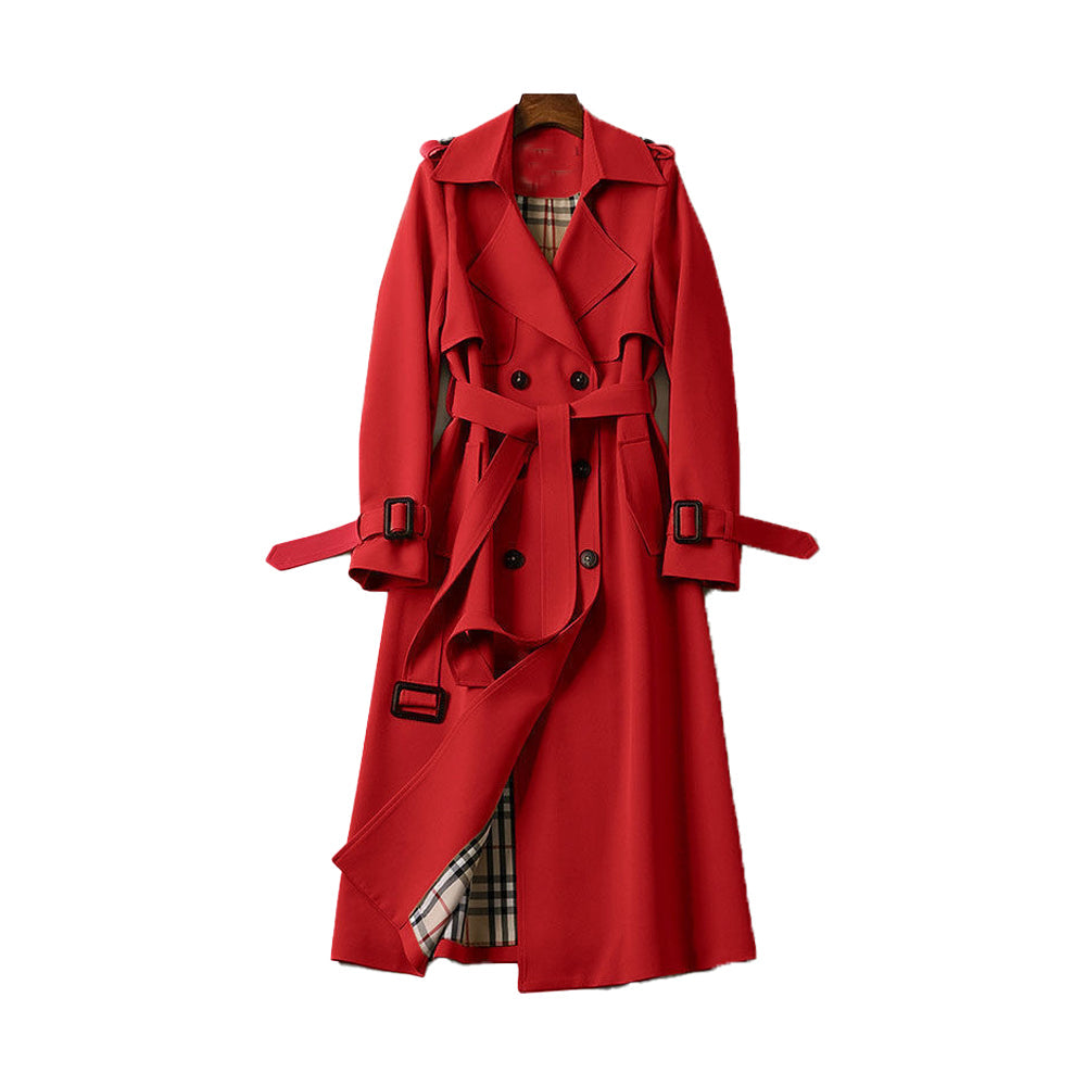 Manteau Trench Classique A Double Bouton Pour Femme | Vêtement Indémodable