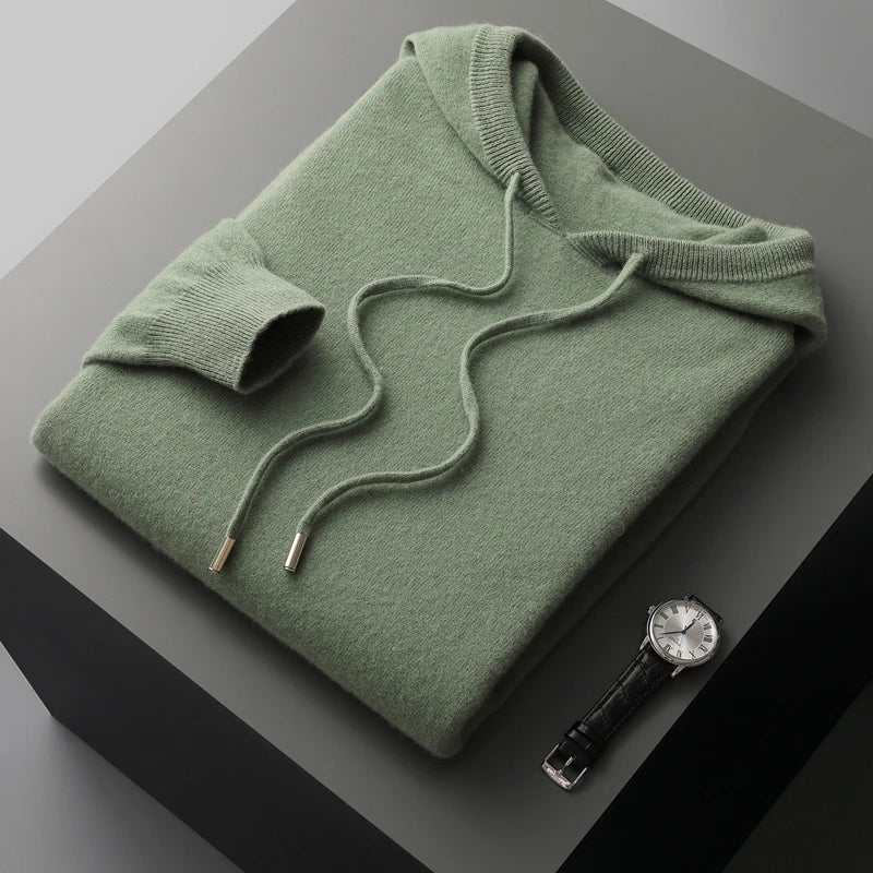 Mens Hoodie Classic Fit | Casual Wear with Ribbed Cuffs