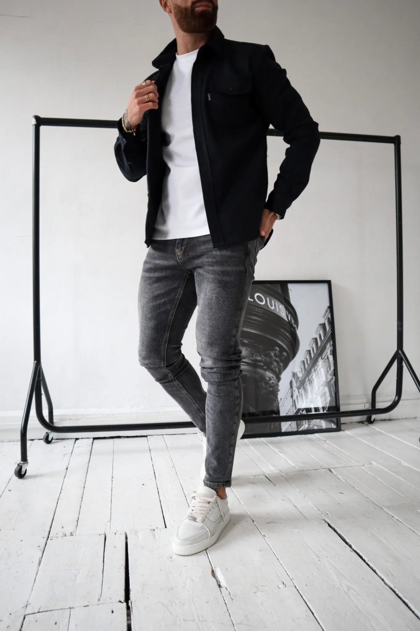 Veste Décontractée A Boutons Pour Hommes | Élégante