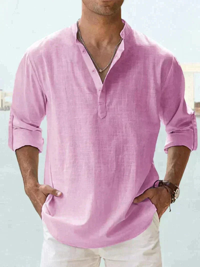 Chemise Décontractée Pour Hommes A Manches Courtes | Été