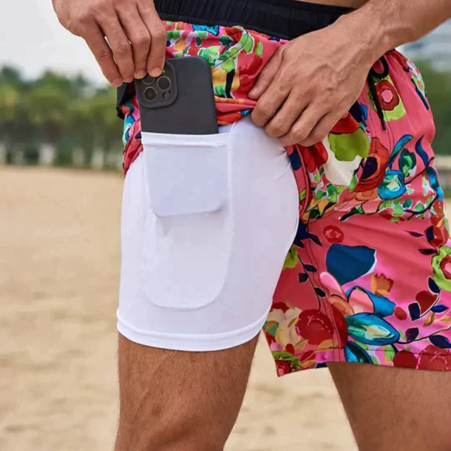 Shorts De Bain Pour Hommes A Séchage Rapide | Vêtements De Plage Légers