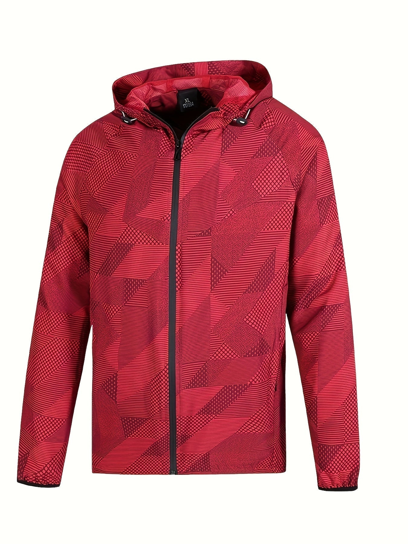 Zip Up Hooded Sweatshirt | Men's Block Hooded