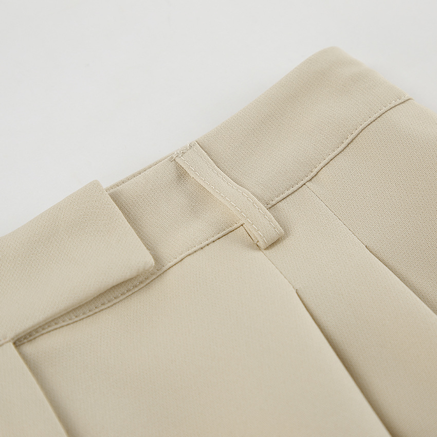 Womens High Waisted Wide Leg Trousers | Casual