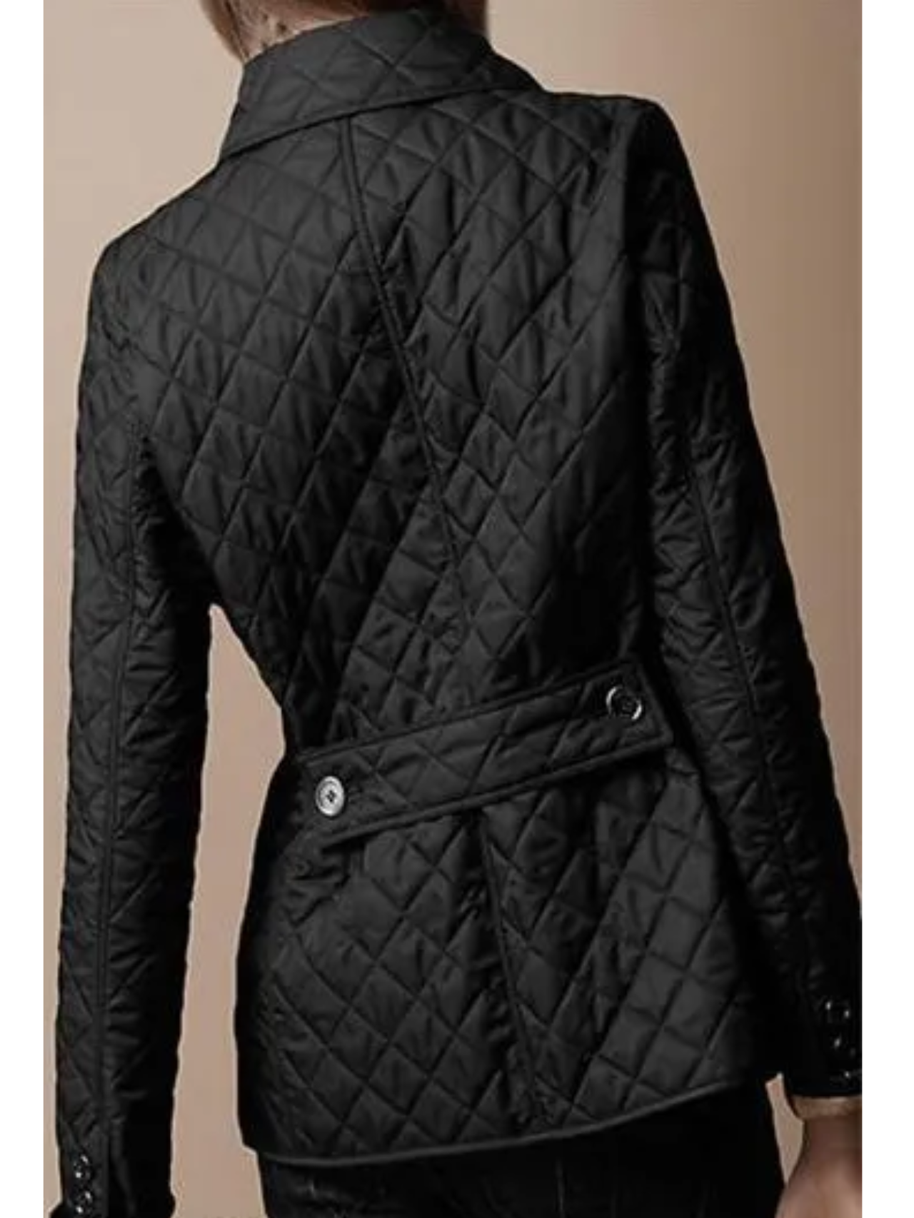 Women’s Quilted Jacket | Turned-Down Collar