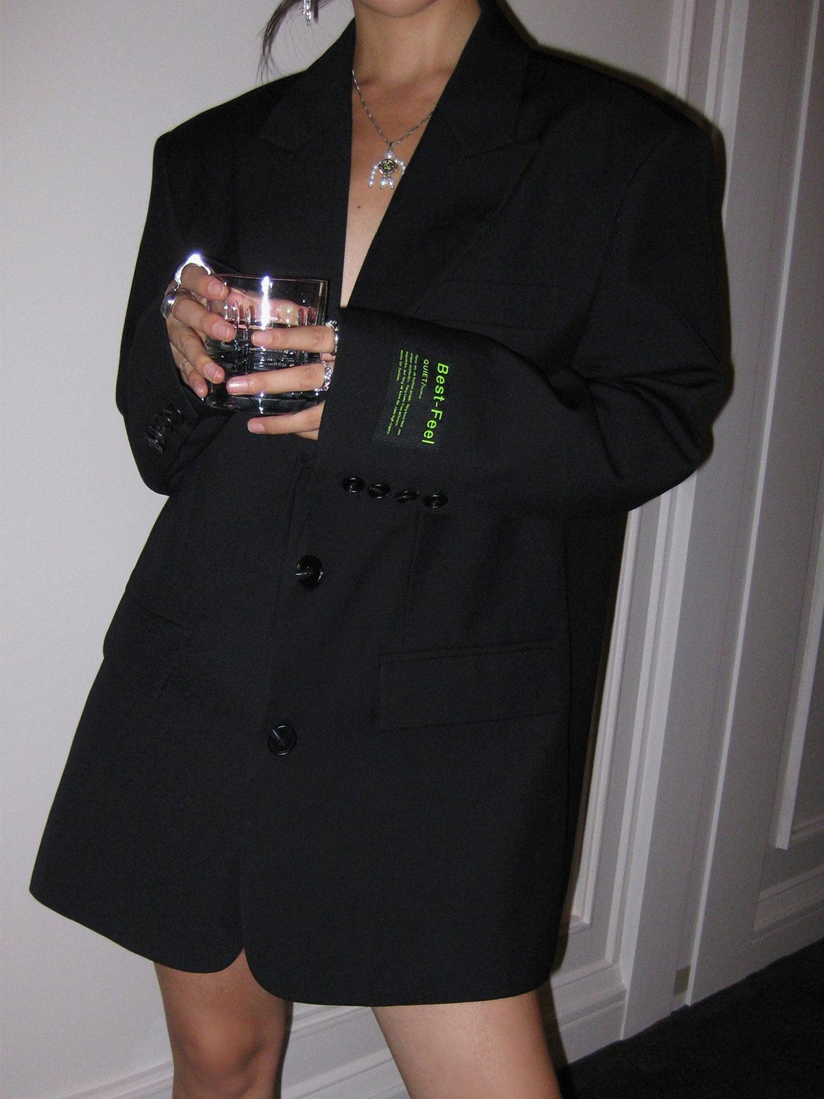 Women's Oversized Blazer | Classic Lapel Design