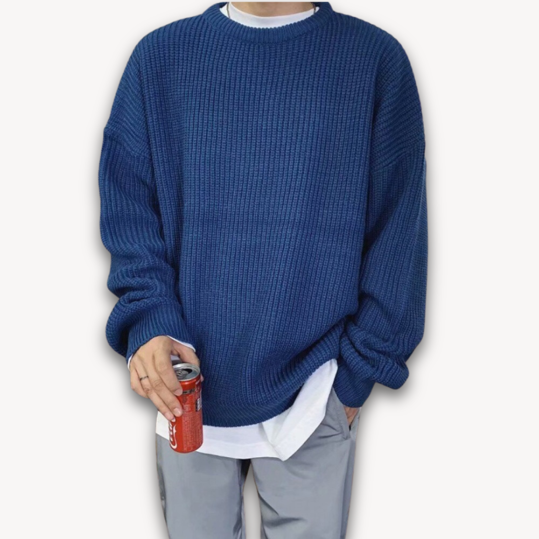 Men’s Casual Oversized Sweater | Cozy Winter Wear
