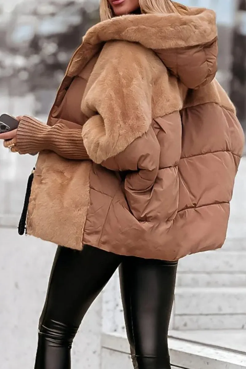 Women's Quilted Hooded Winter Coat | Stylish