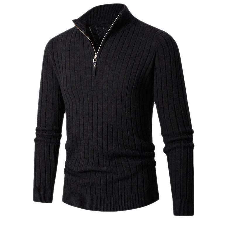 Men’s Stylish Half Zip Sweater | Winter Wardrobe
