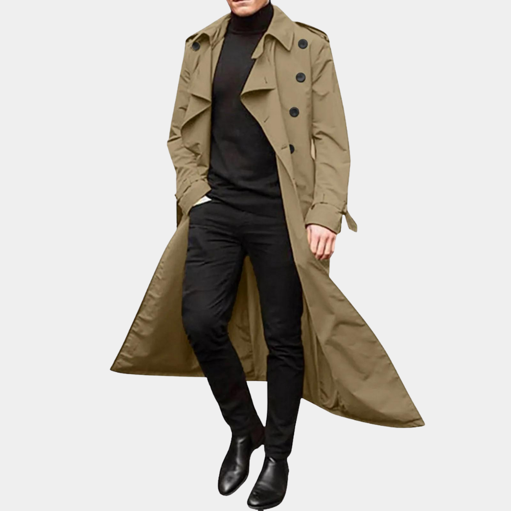 Men’s Casual Trench Coat | Stylish Versatile Outerwear