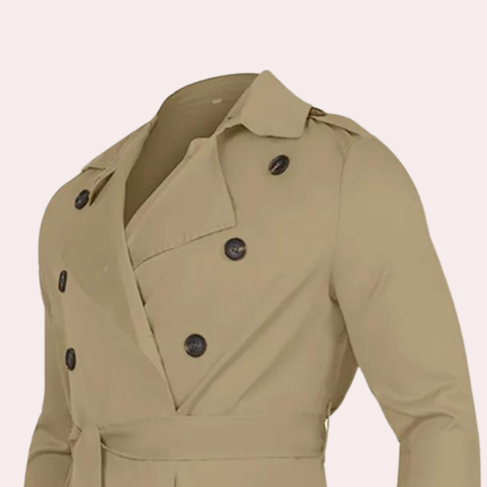 Men’s Casual Trench Coat | Stylish Versatile Outerwear