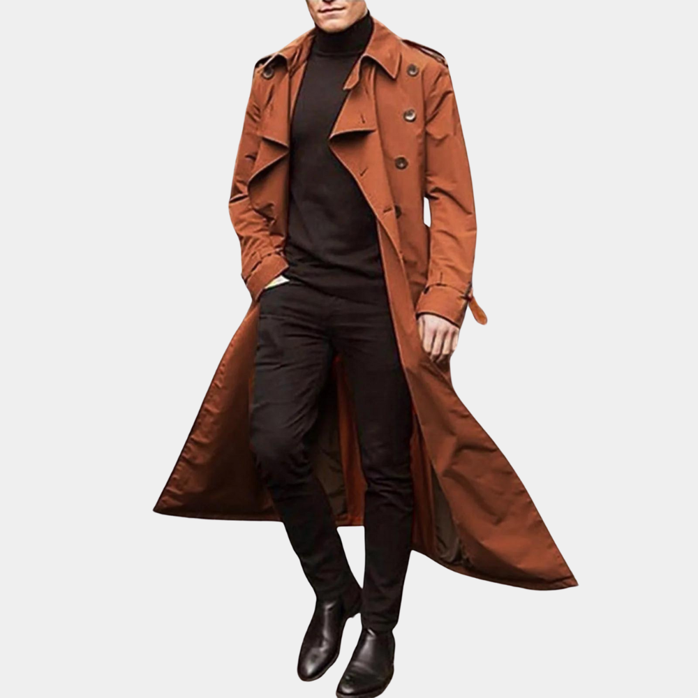 Men’s Casual Trench Coat | Stylish Versatile Outerwear