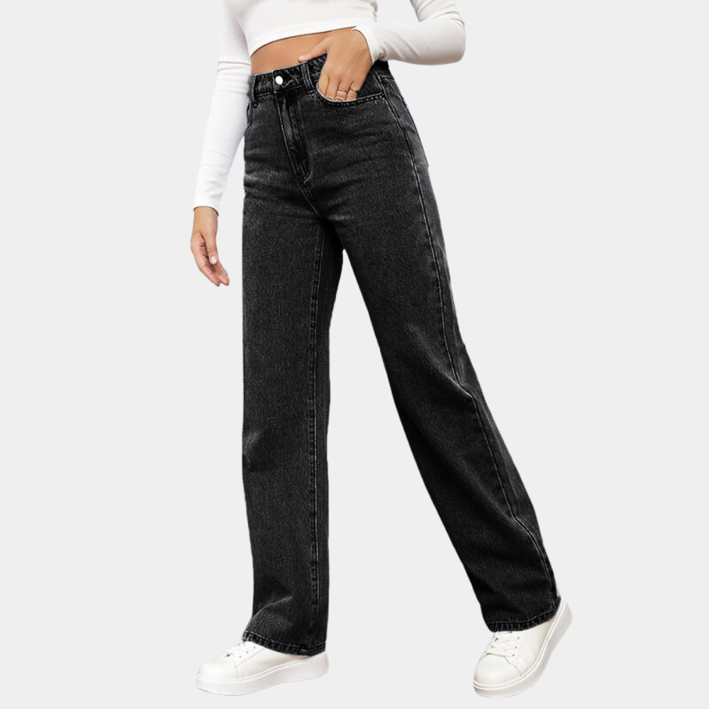 Women’s Classic High-Waist Jeans | Straight Leg