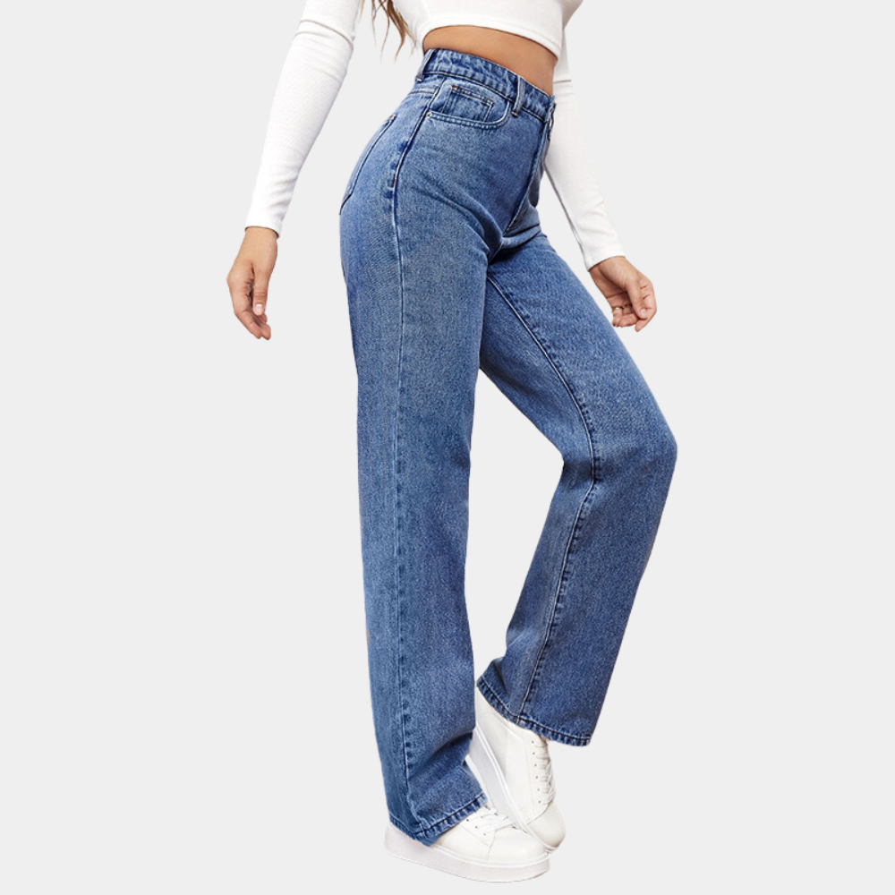 Women’s Classic High-Waist Jeans | Straight Leg