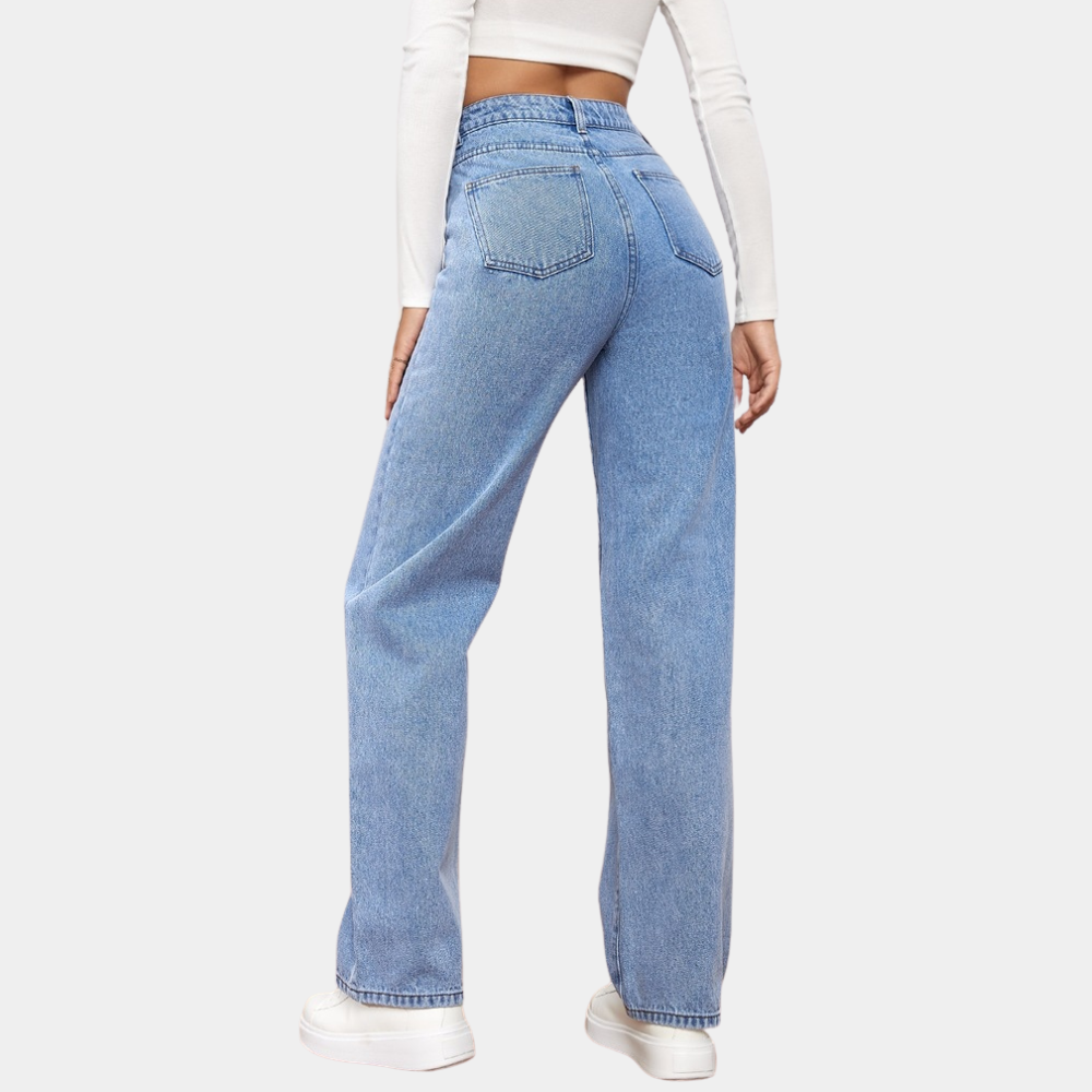 Women’s Classic High-Waist Jeans | Straight Leg