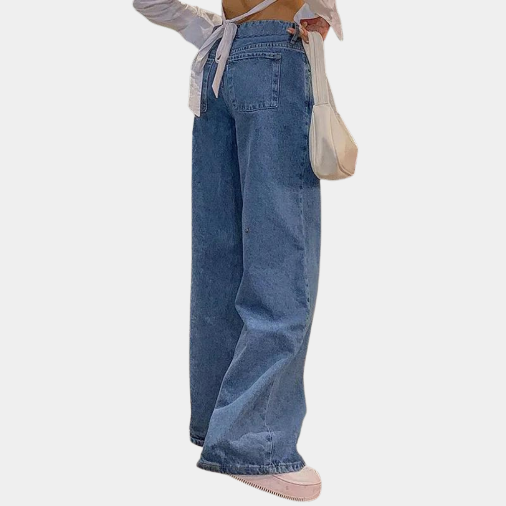 Women’s Wide-Leg Jeans | Low-Waisted
