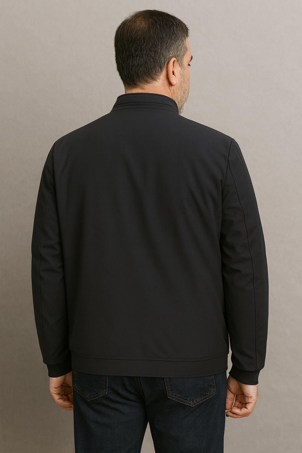 Men’s Zip-Up Jacket | High Neck