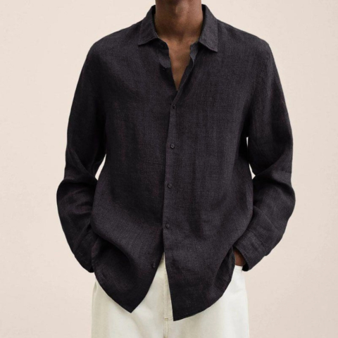 Chemise Slim Décontractée Homme | Respirante & Polyvalente