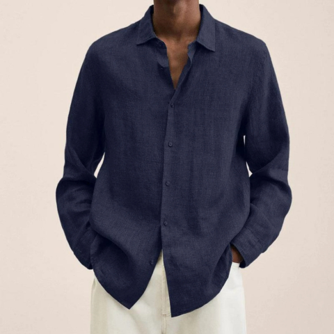 Chemise Slim Décontractée Homme | Respirante & Polyvalente
