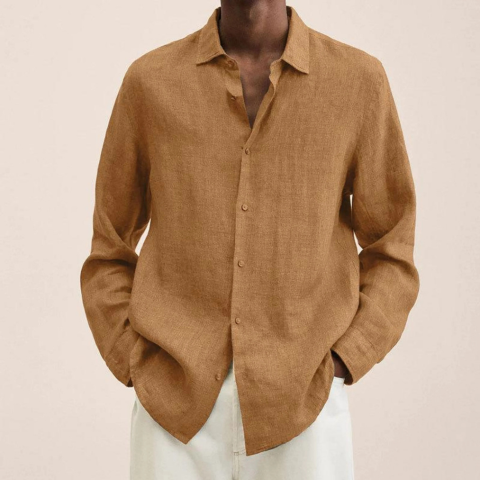 Chemise Slim Décontractée Homme | Respirante & Polyvalente