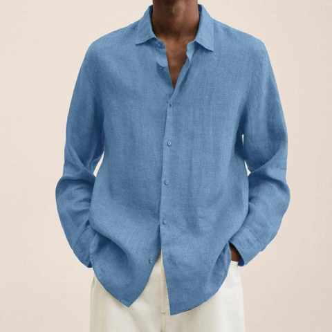 Chemise Slim Décontractée Homme | Respirante & Polyvalente