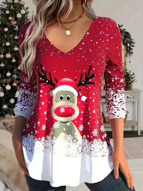 Women’s Festive Christmas Tops | Cozy